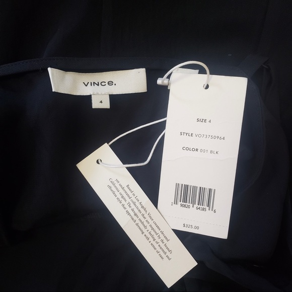 Vince NWT Twist Front Side Split Midi Dress - Picture 10 of 12